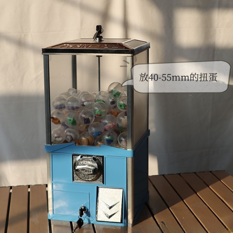 Prize Capsule Toy Machine - 정사각형 테이블탑 가샤폰 머신 CL20, 32-55mm