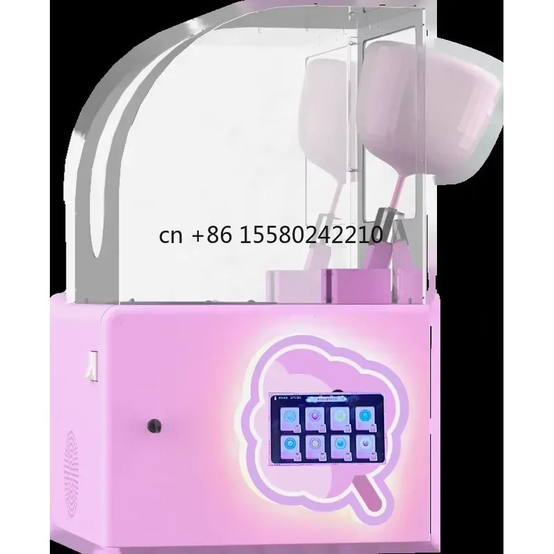 Candy Floss Machine - 2026년형 반자동 소형 솜사탕 기계 무인