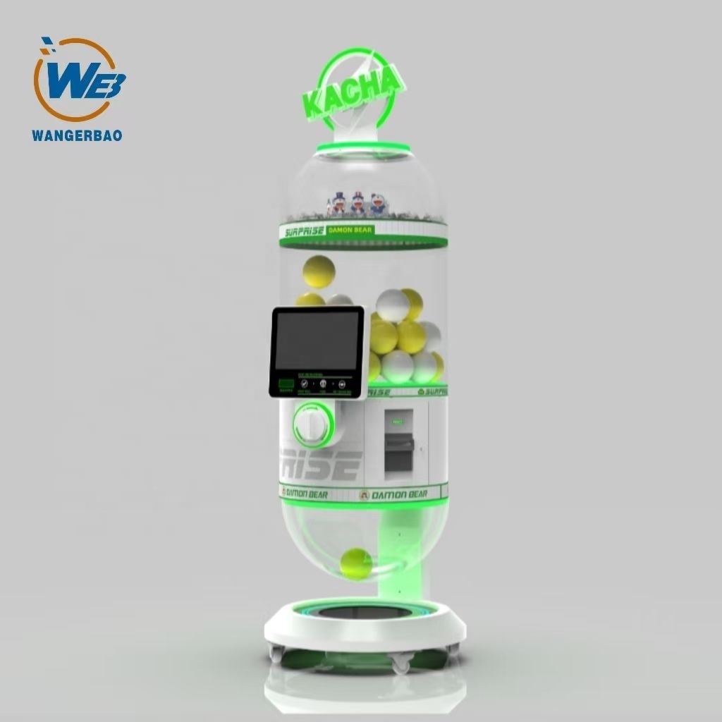 Prize Capsule Toy Machine - 완거바오 맞춤형 전자 가챠 머신 핑크