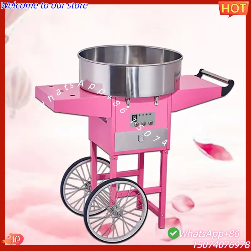 Candy Floss Machine - 2026년형 상업용 전기 자동 솜사탕 기계,