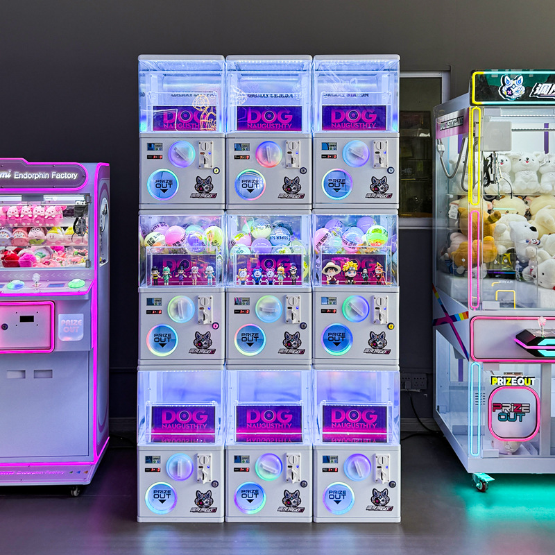 Prize Capsule Toy Machine - 미니 메탈 캡슐 장난감 자판기, 동전