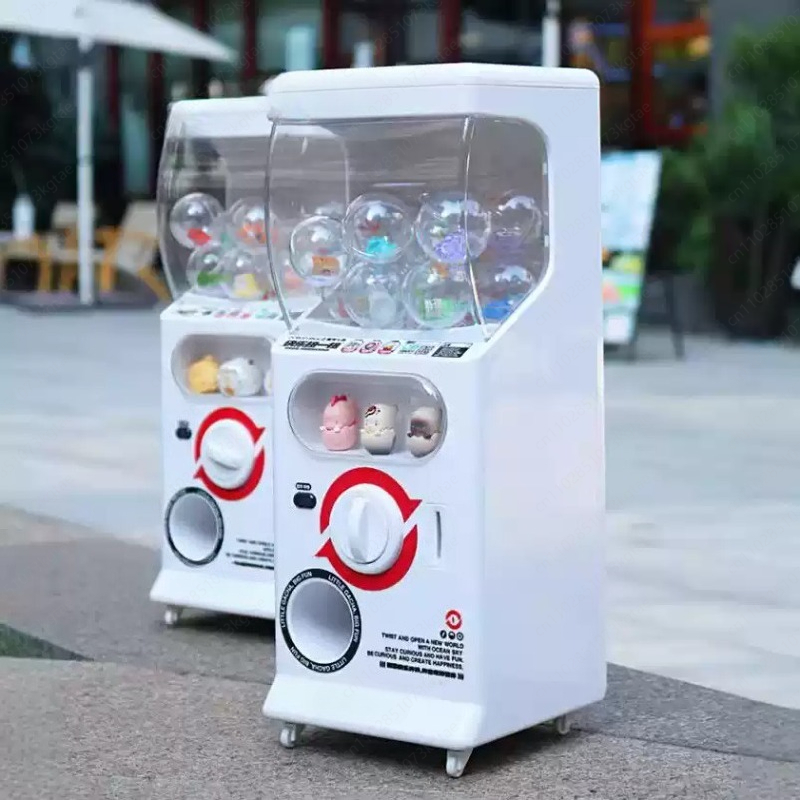 새로운 동전 작동식 가샤폰 기계, 사탕과 미니 피규어  - Prize Capsule Toy Machine 리뷰 및 가격