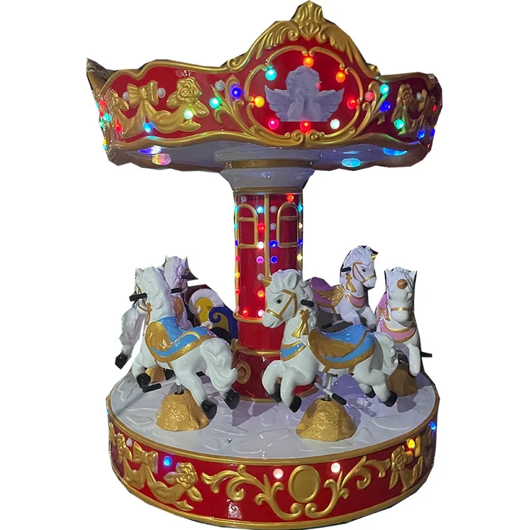 2026년형 동화풍 회전목마 6인승 동전 작동식 회전목 - Coin Operated Kiddie Ride 리뷰 및 가격